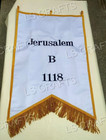 Masonic Order Of Malta Station Banners  b-l-d-r-a  Machine Embroidered Set Of 5