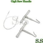 Gigli Saw Wire   Handles 3 Pcs Set Neuro Surgical   Veterinary Inst German Grade