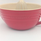 7 5  Le Creuset Stoneware Citrus Lemon Juicer Reamer Red