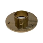 Cast Solid Wall End Fitter Brass Bar And Foot Rail 2 Inches