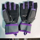 Everlast Purple Grappling Training Boxing Bag Gloves Sz S m Fingerless