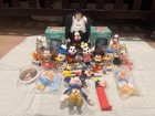 Disney Figurines Lot Vintage Mickey Mouse Donald Minnie Vintage Collectibles 