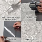 Marble Peel And Stick Thick Wall Panels Floor Tile Marble Pvinyl Flooring Roll