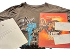 Cirque Du Soleil Iris Memorabilia Lot  Book 2 Ticket Stubs L Shirt Vip Letter