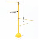 Adjustable Basketball Dribble Trainer Pvc Stick Defender For Ball Control Skills