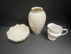 Lenox Cream   Gold Trim Pitcher Vase   Bowl