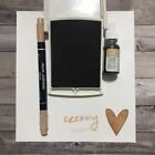 Stampin Up Lot Creamy Caramel Ink Pad  Refill    Marker - Retired Brown