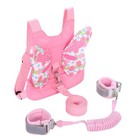 Toddler Leash Harness And Anti Lost Wrist Link  3 In 1 Kids Safety Harnesses    