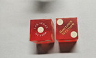 Authentic Casino Used Las Vegas Boulder Station Vintage Craps Dice