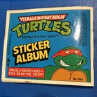 Vintage 1990 Tmnt Teenage Mutant Ninja Turtles Mini Sticker Album W  Stickers