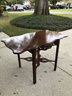 Baker Furniture Historical Charleston Collection Mahogany Drop Leaf Side Table