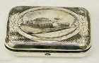 Russian 84 Silver Box C 1881 Black Hammer 136 50 Gr By  ak-hut Design Chased