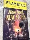 New York  New York The Musical Original Broadway Playbill Opening Night