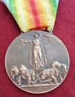 1914   1918 Inter-allied Victory Medal  italy Ww1  Original Very Good Condition
