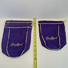 Crown Royal Bags Variety Of Colors And Sizes - Lot Of 19