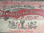 Antique Rare French  cocaine  Throat Lozenges Apothecary Medicine Advt  Tin 1910