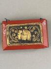 Burmese Parabaik Folding Book Zodiac Animals Buddhist Lacquer Elephant