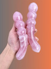 7  Rose Quartz Crystal Wand - Healing Stick - Crystal Yoni Wand - Healing Wand