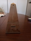 Seth Thomas Metronome Rhythm Windup Vintage Wood Complete Works Well