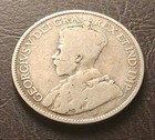 1921 Canada 25 Cents King George V Silver Quarter Coin 25 Cent