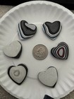 6 Fordite Cabochons Detroit Agate Lapidary Jewelry Paint Cab -fordite Frenzy-