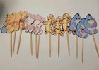 New Pooh Piglet Tigger Eeyore Cupcake Toppers Baby Shower Birthday Party Set 12