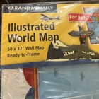 Rand Mcnally Illustrated World Map For Kids Unopened 50x32    Wall Map