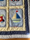 Nojo Baby Crib Blanket Quilt Train Boat Car Airplane 34 X 42    Reversible