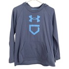 Under Armour Girls  Softball Hoodie - Youth Xl Blue 