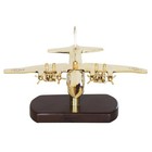 Vintage Brass Airplane Model   Handmade Aircraft Decor
