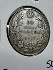 1917 Canada 50 Cents Silver Coin Low Mintage