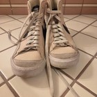 Nike Blazer Mid 77 Gs Floral Cream Tan Black High Top Sneakers 5 5y Youth