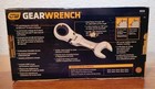Gearwrench 10pc Stubby Flex Head Ratcheting Combo Wrench Set 10-19mm  9550