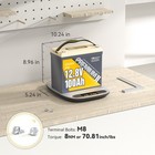 Power Queen 12v 100ah Premium Mini Lifepo4 Lithium Battery For Rv Trolling Moto
