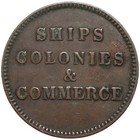 Canada 1812 Prince Edward Ships Colonies   Commerce Token