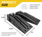 Maxxhaul 50947 Lift Stackable Vehicle Car Ramp 6500 Lbs Capacity Per Pair 3250 L