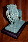 Art Institute Of Chicago Lion Bookend Set X2 Tail Pointing Down Lion Sculpture