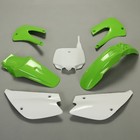 Restyled Plastic Body Kit For Kawasaki Kx85 Kx100 2001-2013 Green   White Colors