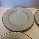 Vtg Grace Concerto Set Of 4- 6 5 8    Plates Fine China Japan Platinum