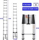 12 5ft Aluminum Telescoping Ladder Folding Multi-purpose Extension Ladder 330 Lb
