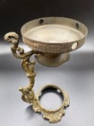 Antique 1800s Brass Vapo Cresolene Vaporizer Medical Oil Lamp Base