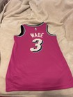 Nike Nba Miami Heat Dwayne Wade Sunset Vice City Edition Basketball Jersey 40 S