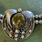 Vintage Navajo Zuni-sterling Silver Turquoise Necklace