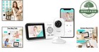 Video Baby Monitor Wifi Camera 2 8 Screen App Control Night Vision 1200ft