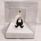 4 5in Humorous Wedding Cake Topper Bride Dragging Groom  now I Have You 