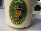 Boy Scouts Of America Chicago W scout Picture Gold Rimmed Ceramic Coffee Mug