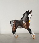 Custom Cm Breyer Stablemate Warmblood Etched Hand Done Ooak