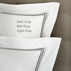 White Pillow Shams King Size Set Of 2  100  Cotton Pillow Cases  20x36