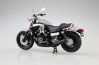 Aoshima 1 12 Scale Motorcycle Diecast Model Yamaha Vmax Silver   8088