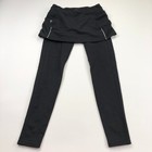 Athleta Small  fits 27w 29 5l  Be Free 2 In 1 Skirt Skort Pants 212397 Black